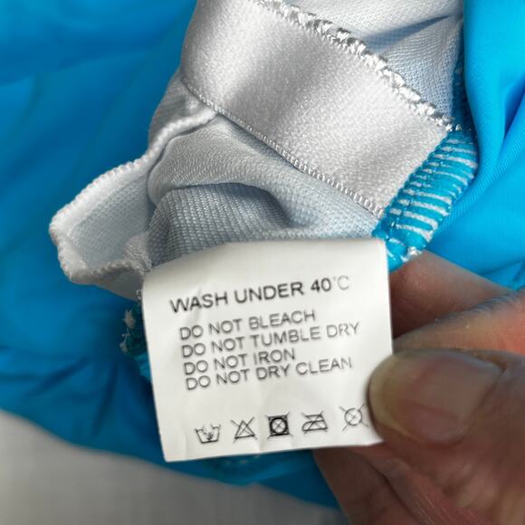 Two Piece Turquoise Tankini Swimsuit New L - Picture 7 of 9